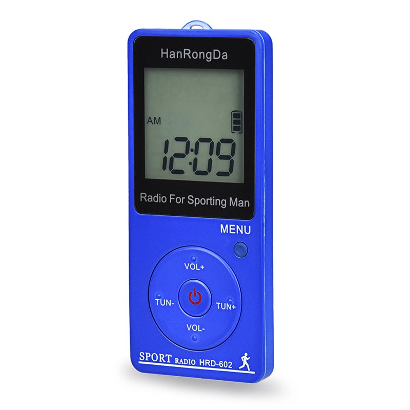 Fm Am Fm Digital Display With Step Counting Function Mini Sport Radio Lithium Battery Conference Receiver - Image 3