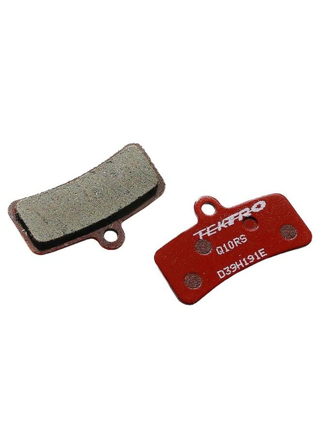 Q10RS Brake Pads - 4 Piston Resin - Pair - Red (BA4052)