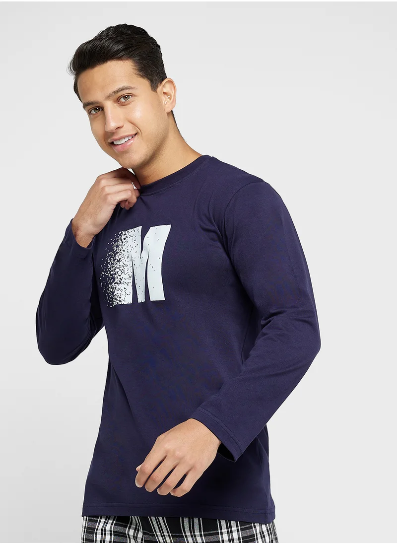 سفنتي فايف Nightwear T-Shirt & Pants Sets