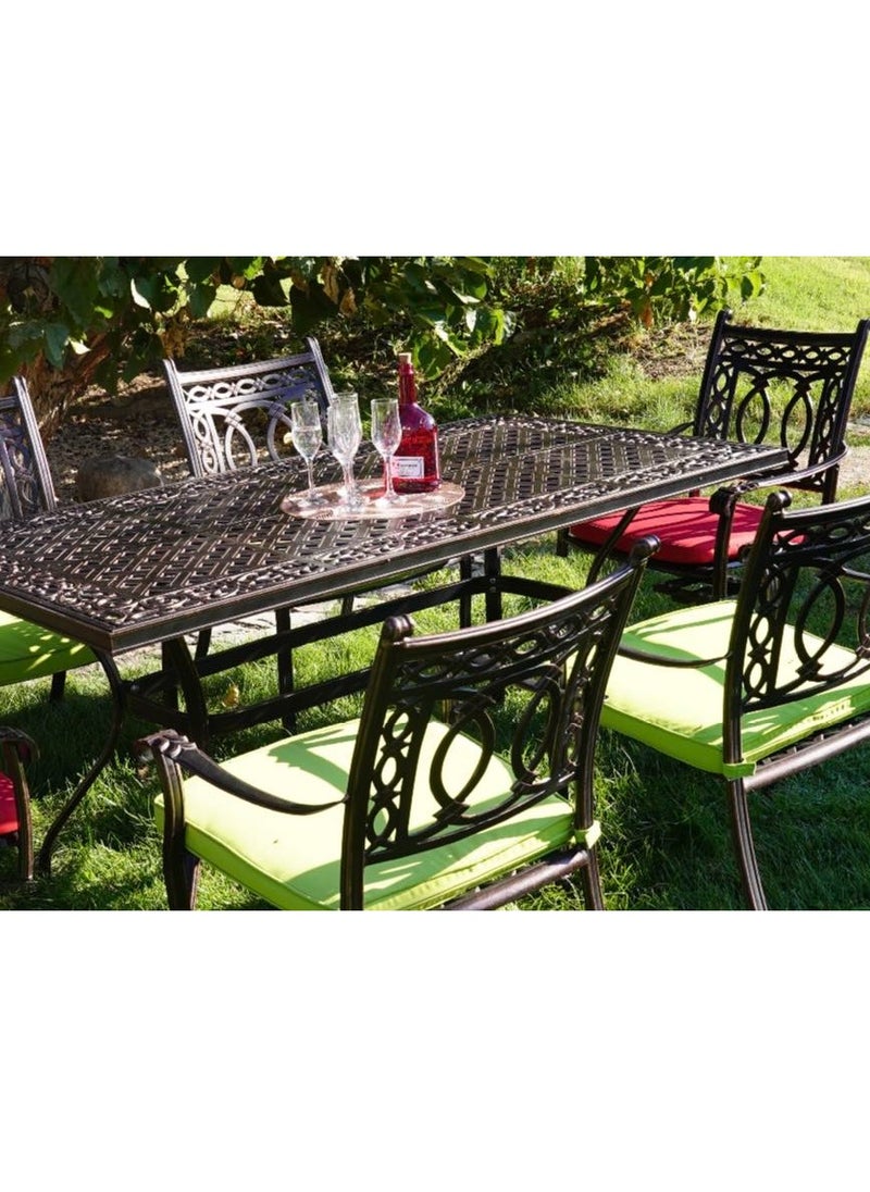 Schondor Furniture - Philadelphia | Arm Chair | Made in Aluminum Cast | Outdoor Furniture | Outdoor Dining | Patio | Garden | Backyard | Restaurants - Image 1