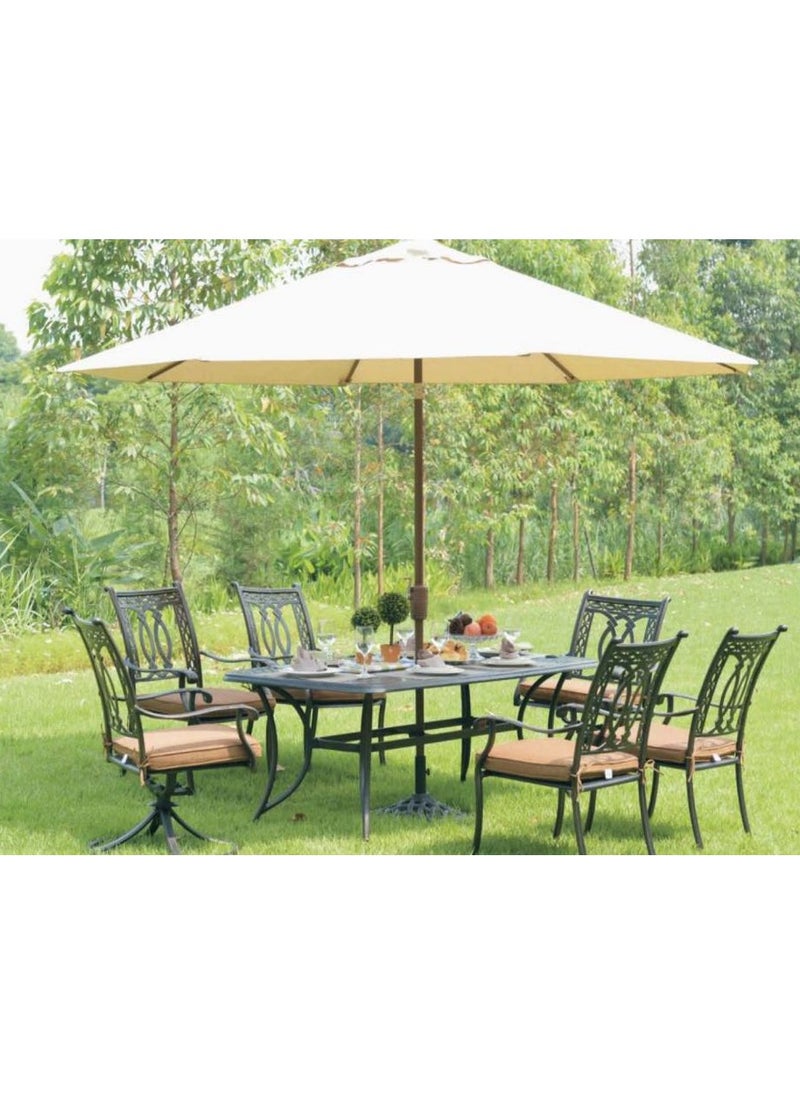 Schondor Furniture - Philadelphia | Arm Chair | Made in Aluminum Cast | Outdoor Furniture | Outdoor Dining | Patio | Garden | Backyard | Restaurants - Image 1