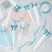 Laffact Blue Bow Bubble Wands 24Pcs Blue Bows Small Mini Bubble Wands Bulks Something Blue Bridal Shower Party Favor Decorations for Valentine Day Wedding Birthday Party Supplies - Image 4
