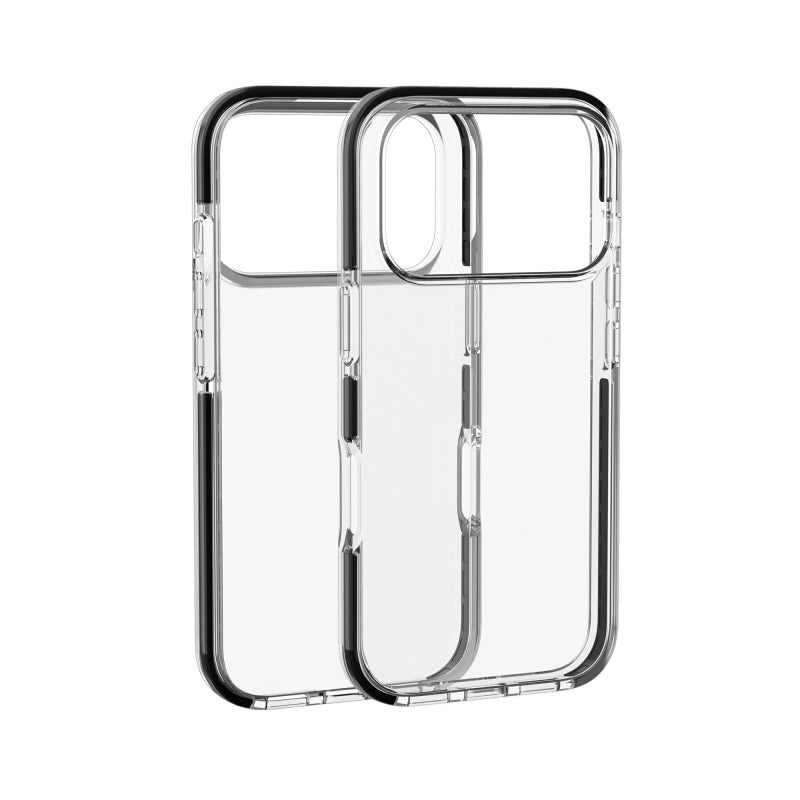 إيروريكس جراب هاتف TPU شفاف عالي الجودة مقاوم للصدمات ثنائي اللون لهاتف iPhone 17 Pro Max (أسود) - Image 3