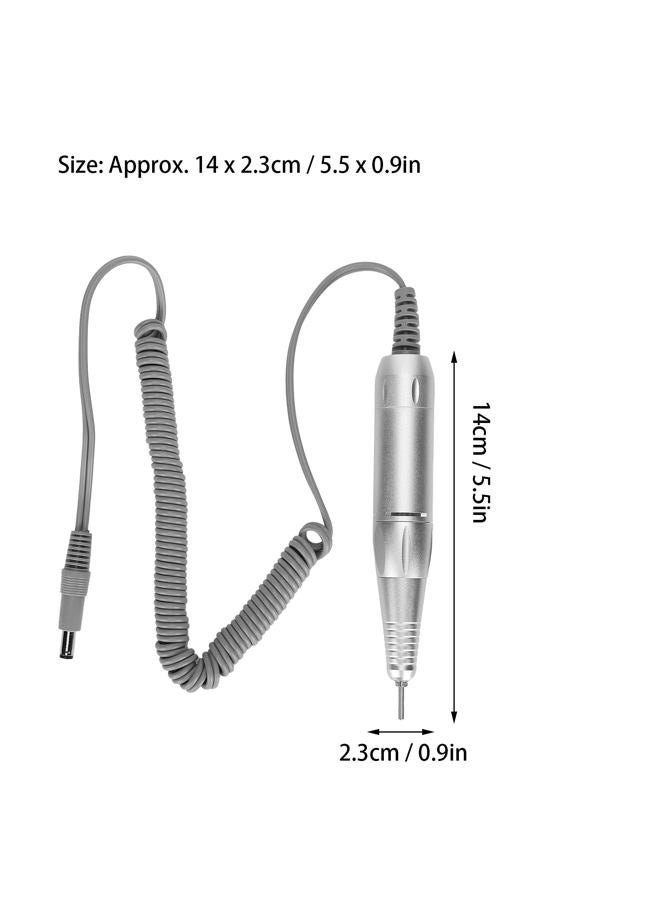 Sunicon 35000rpm Electric Nail Drill Machine, Aluminum Alloy Nail Drill Handle, Portable Nail Polishing Machine Handle for Polisher Grinder - Image 2