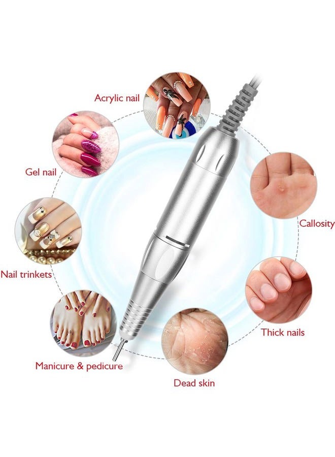Sunicon 35000rpm Electric Nail Drill Machine, Aluminum Alloy Nail Drill Handle, Portable Nail Polishing Machine Handle for Polisher Grinder - Image 3