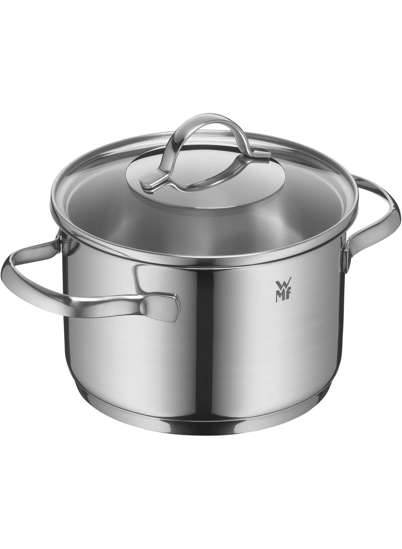 WMF Provence Plus 5-Piece Induction Saucepan Set with Glass Lid, Polished Cromargan Stainless Steel, Saucepan Set, Uncoated - Image 5