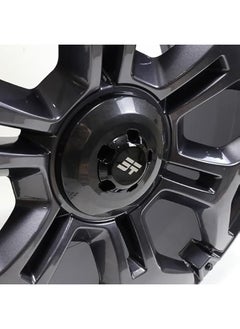 Generic For Jetour Traveller T2 Black Wheel Hub Cover Wheel Hub Cover Replacement Parts Covers Tires Parts Auto Car Accessories (Bright Black)  - Image 2