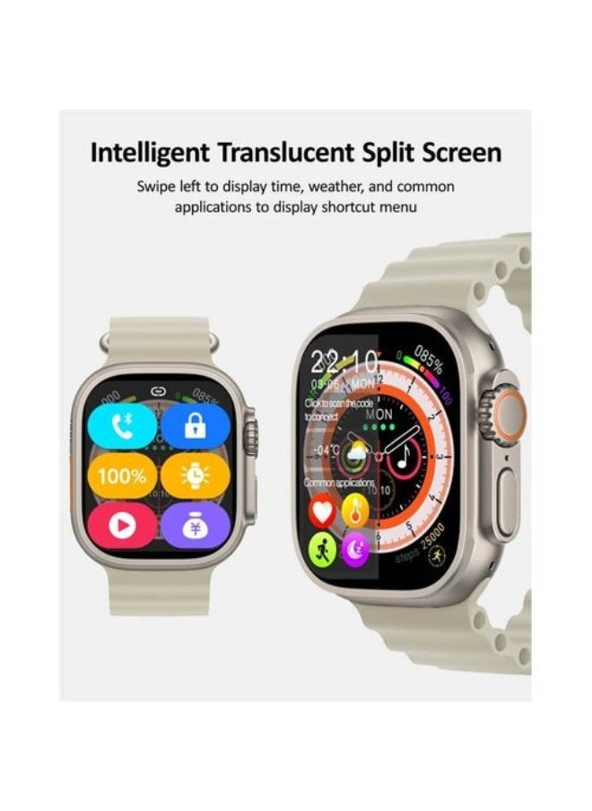 Generic - HK9 Ultra 2 AMOLED Smartwatch -Black - Image 1
