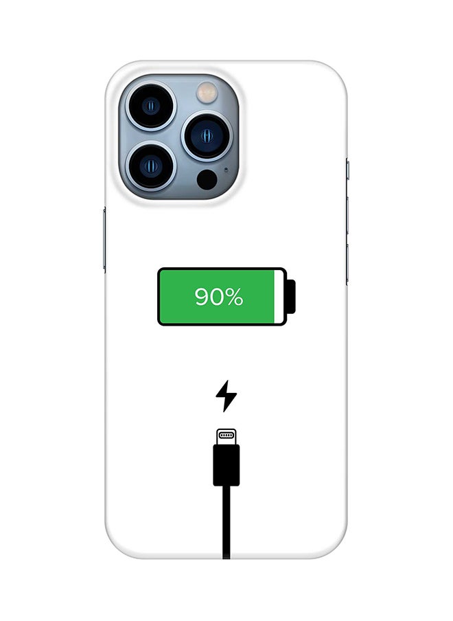 Stylizedd Case for Apple iPhone 14 Pro Slim Snap Classic Series Mobile Cover Hard PC Shield Matte Finish Print - Battery Charging 