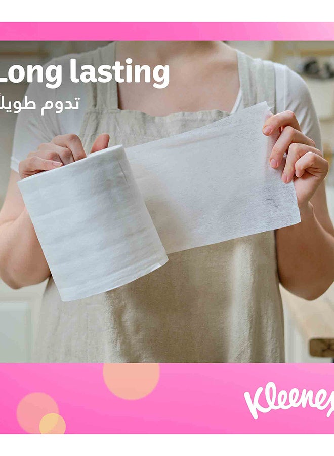 Kleenex Kitchen Paper Towel, Mega Roll Tissue, 6 Rolls x 350 Meters, High Absorbency for Multi Purpose - Image 4