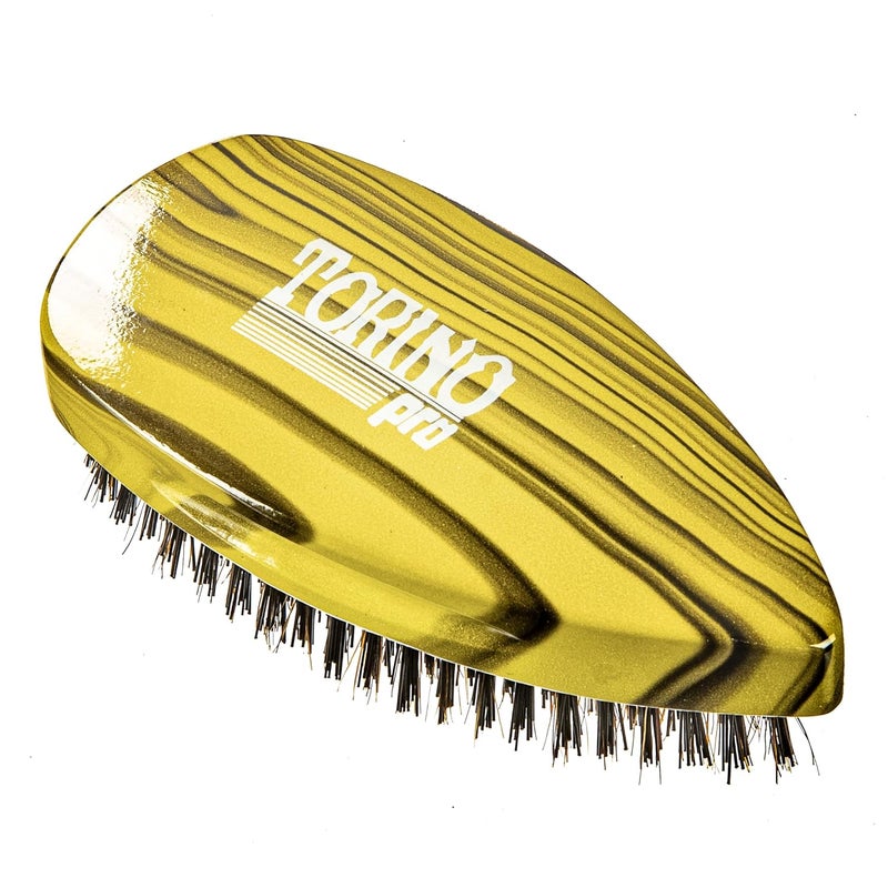 TORINO PRO WAVE BRUSHES BY BRUSH KING Torino Pro Wave Brush 903 Hard Pointy Palm bristles  Reinforced bristles Patented Design Great for wolfing to manage your 360 Waves
