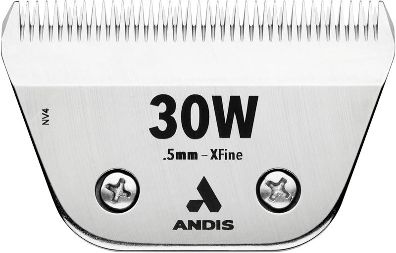 Andis 561462 ceramicEDGE 30W XFine Wide Blade Small Animal and Pet Grooming Detachable Replacement Blade Long Lasting Stainless Steel - Image 1