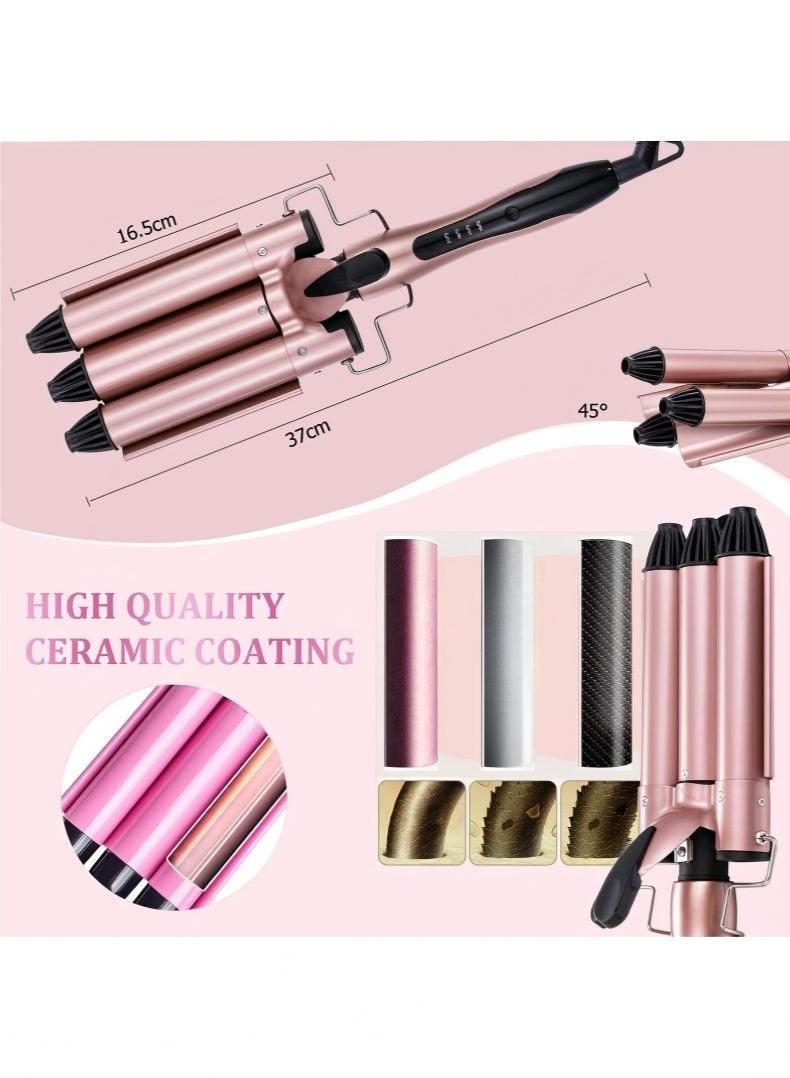 NOOA Hair Curler 3 Barrel Curling Iron Curler Crimper Curling Tongs Ceramic Hair Wavers Curling Wands Curler Styling Tools - Image 3