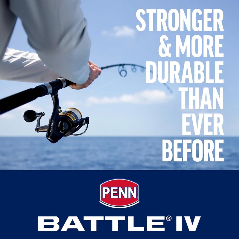 Penn Battle IV Spinning Fishing Reel - Size 3000 - Image 2