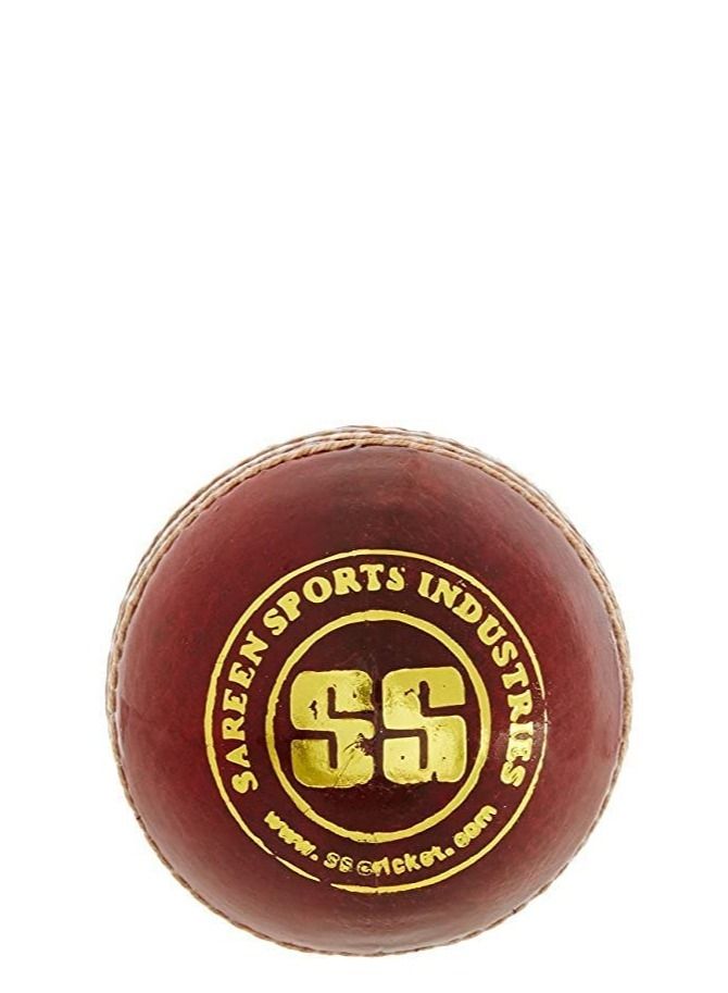 SS Club Leather Cricket Ball Red Pack Of 3 - Image 2