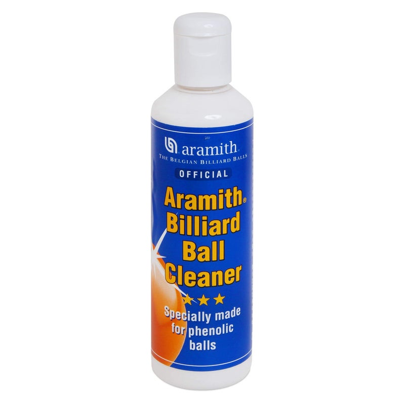 Aramith Billiard Ball Cleaner 8.4 Fl.Oz. Bottle Bundle Microfibre Cloth In A Blister - Image 2
