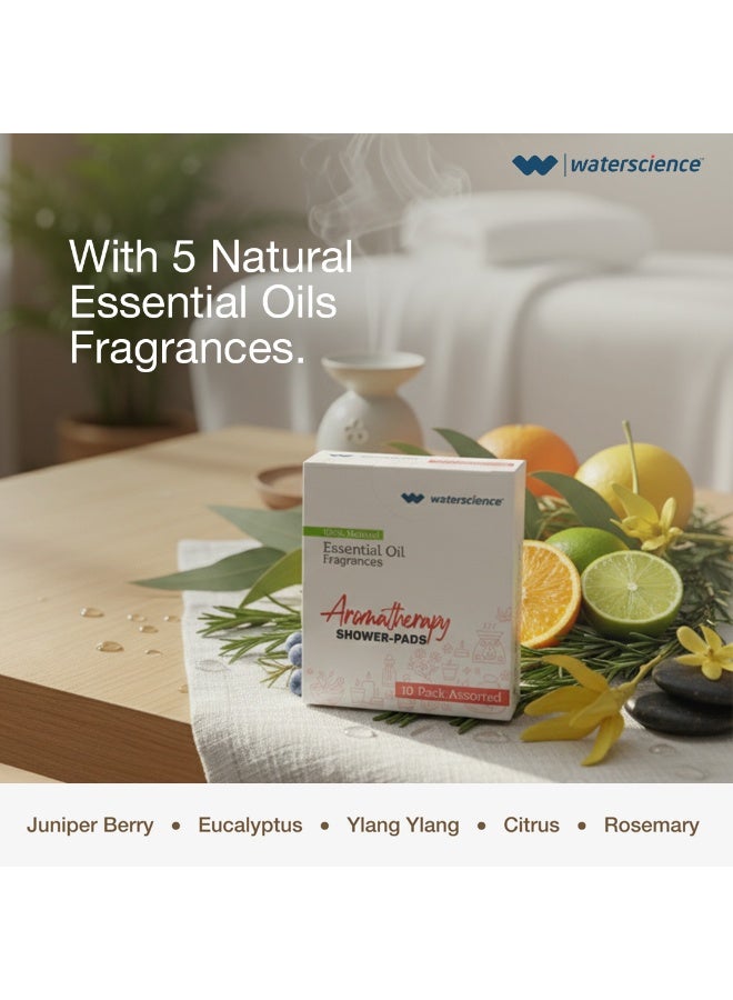 ووتر ساينس وسادات عطرية بزيوت عطرية طبيعية لرأس دش العلاج العطري المزود بفلتر - Image 5