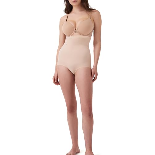 SPANX SPANXsculpt Seamless Power High-Waisted Brief - Lightweight All-Day Comfort - Core Control Shapewear - High-Waisted Underwear - Soft Nude - Large - Image 5