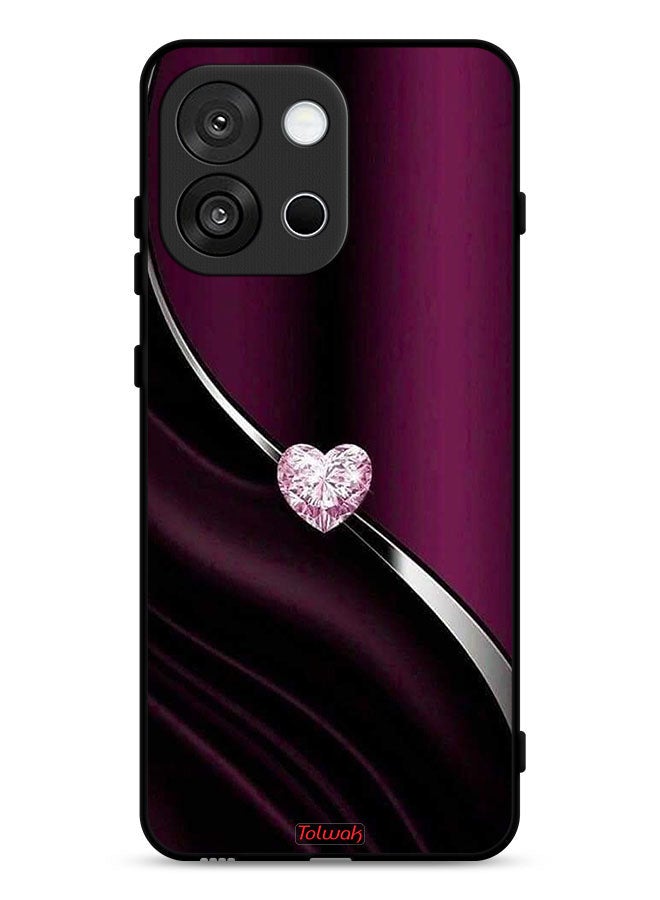 Tolwak OnePlus 13s Protective Case Cover Diamond Heart - Image 1