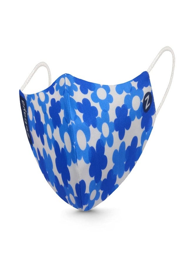 zebaya Digital Printed Fashion Mask for Ladies. 3 Layer of Protection (Pack of 5 Nos). Washable & Reusable Fabric. - Image 2