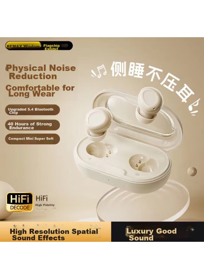 REMAX Remaxanc Active Noise Reduction Ultra-thin Sleep Mini Bluetooth Headphones, Wireless For Sleeping, Comfortable For Side Sleeping And Lying Down, Ear-friendly, Sleep-aiding, Soundproof Earplugs, Not Ear-pressing, Top Ten In Sales - Image 2