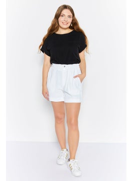 Women Plain Regular Fit High Rise Basic Shorts, White - pzsku/Z989158F585A2B33A23C0Z/45/_/1736691321/918bf8fa-0d71-4c56-b144-bc15285d90e1