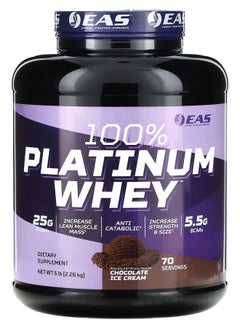 100% Platinum Whey Chocolate Ice Cream  5 lb (2.26 kg)