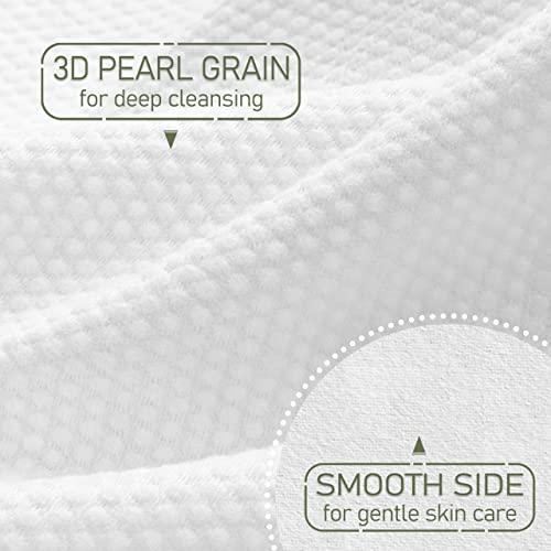 WOWOTEX Christmas Style WOWOTEX Disposable Face Towel Biodegradable Large Dry Face Wipes 120 Count/2 Box Extra Thick Soft Clean Facial Towels for Sensitive Skin, Facial Cleansing, Nursing, 10"×12" - Image 2