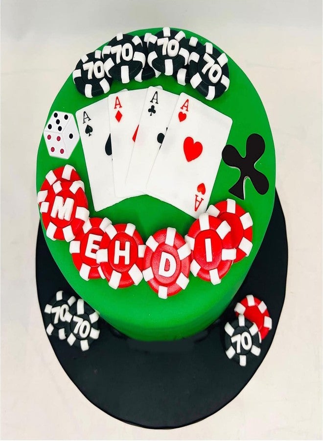 MINFEIDMS Poker Silicone Molds Playing Cards Hearts Diamonds Spades Clubs Fondant Chocolate Mold for Casino Themed Cake Decorating Cupcake Topper Candy Gum Paste Polymer Clay - Image 5