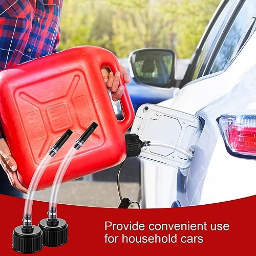 Fabbay غطاء خزان الوقود فاباي 4 قطع مع خراطيم بديلة بسعة 5 جالون (نمط كلاسيكي) - Image 5