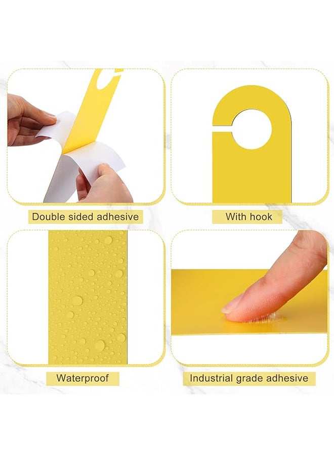 30 Pack Yellow Sticky Hanging Traps, Dual Sided Fungus Gnat Traps for House Indoor Plants Gnat Killer Whiteflies Aphids Leaf Miners Fruit Flying Insect Catcher Glue Traps - Image 3