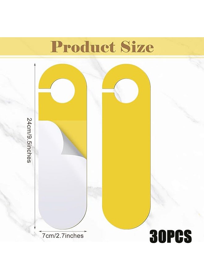 30 Pack Yellow Sticky Hanging Traps, Dual Sided Fungus Gnat Traps for House Indoor Plants Gnat Killer Whiteflies Aphids Leaf Miners Fruit Flying Insect Catcher Glue Traps - Image 2