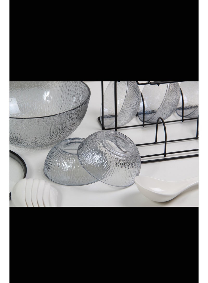 Soup bowl set with bowls and serving bowls - Image 4