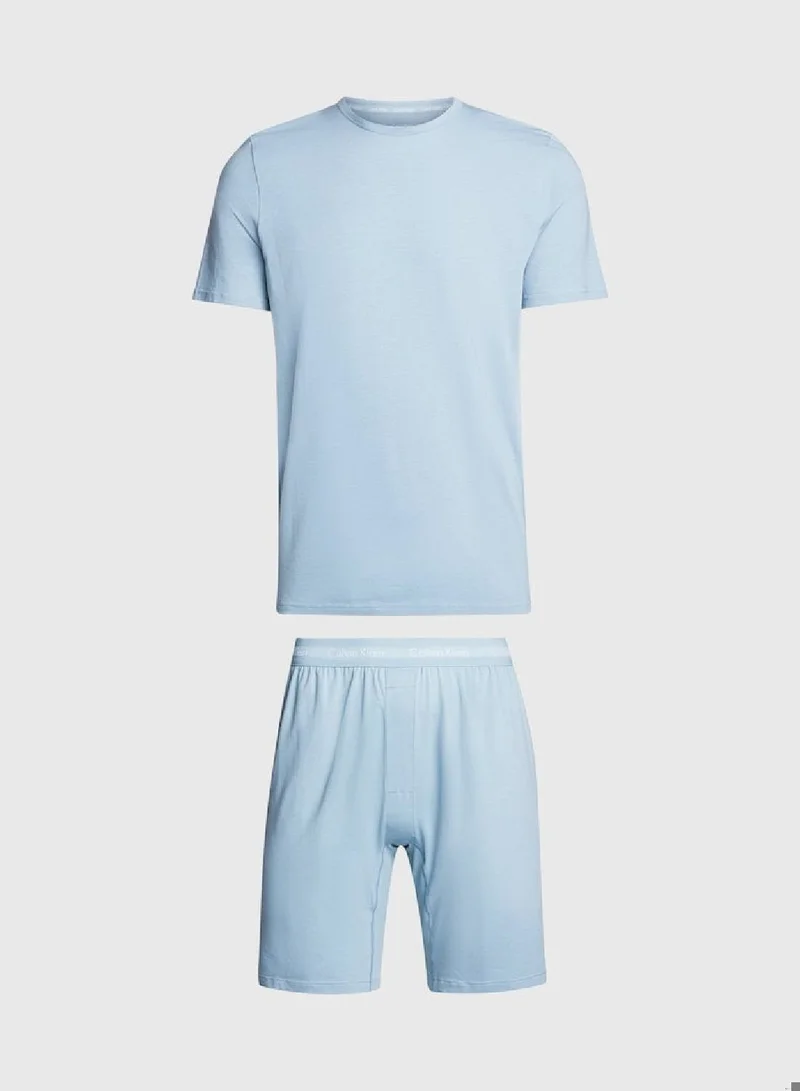 CALVIN KLEIN Shorts Pyjama Set - Cotton Stretch