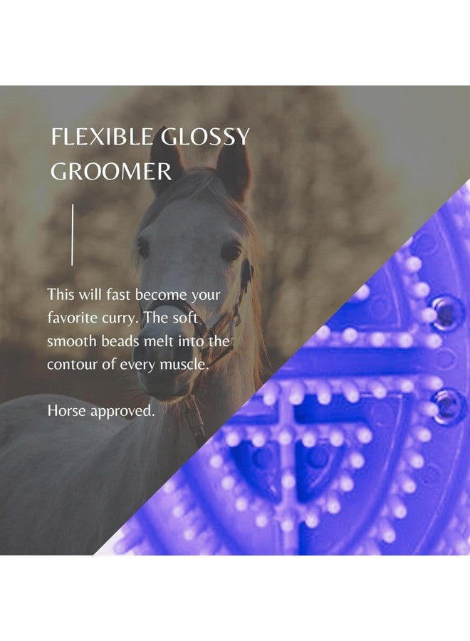 Glossy Groomer Horse Grooming Tool (Lavender) - Image 4