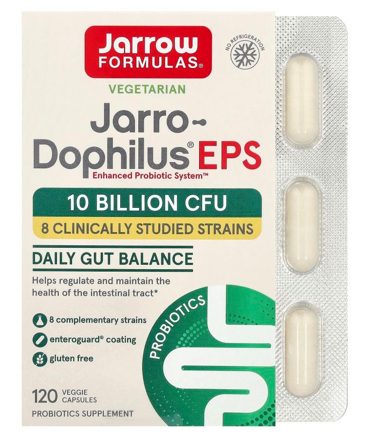 jarrow formulas Jarro-Dophilus® EPS 120 Veggie Caps (5 Billion CFU per Capsule)