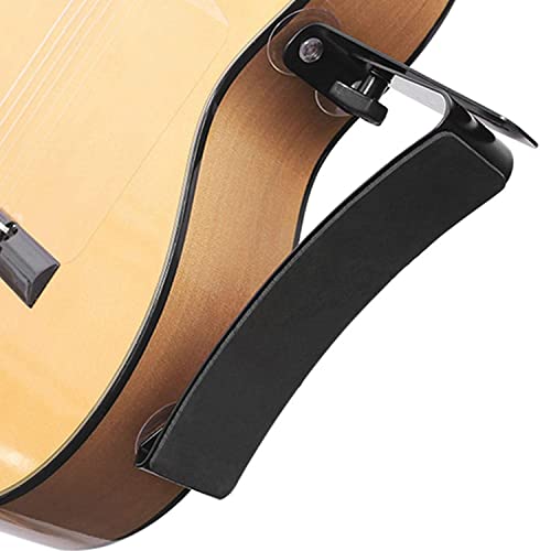 TUOREN Guitar Support Adjustable Rest Aluminum Guitar Footstool Leg Stand for Classical Guitar Black - Image 4