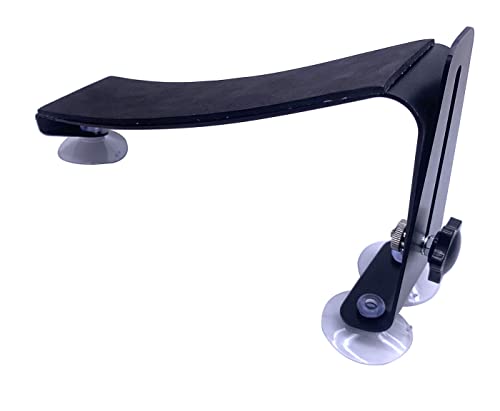 TUOREN Guitar Support Adjustable Rest Aluminum Guitar Footstool Leg Stand for Classical Guitar Black - Image 2