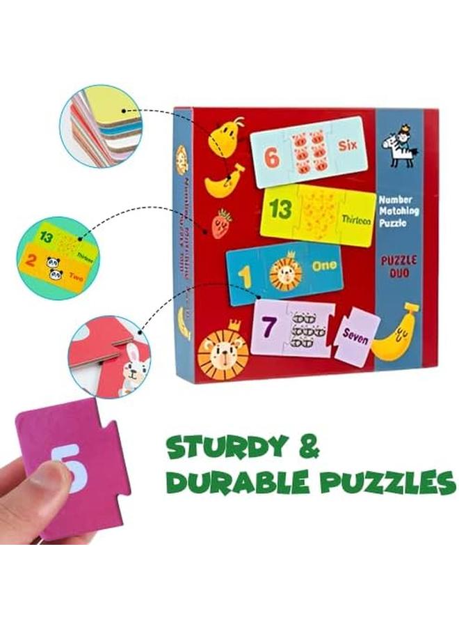 يو كيه آر لغز مطابقة الأرقام الثنائي، لغز مطابقة تعليمي للأطفال لتعلم الأرقام - Image 4