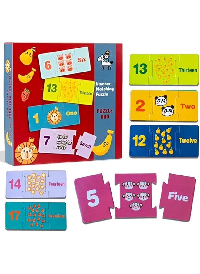 Duo Matching Puzzle Numbers Educational Matching Puzzle For Kids To Learn Numbers - pzsku/Z9891C5592C2D289BAD85Z/45/_/1719943240/297a550b-4648-442b-bc8b-5876634da85e