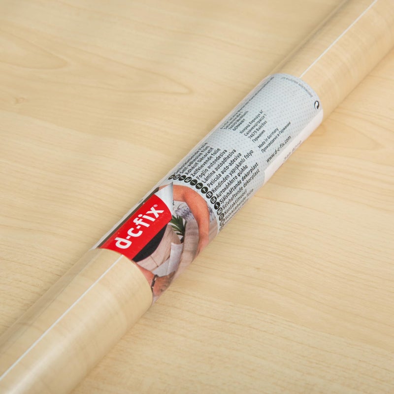 d-c-fix 346-0219 Decorative Self-Adhesive Film, Maple Wood, 17" x 78" Roll - Image 5
