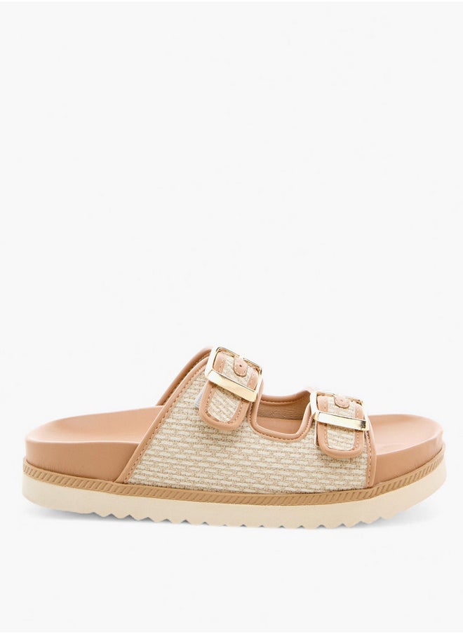 Celeste Women's Buckle Accent Slip-On Sandals  - Image 2