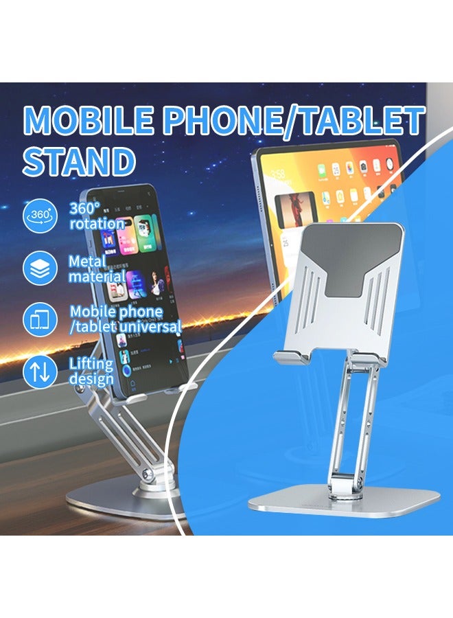 360°Rotating Phone Holder Aluminum Alloy Tablet Stand Desktop Mobile Mount Foldable Stable Not Shaking Dissipation For Samsung iphone 12 13 14pro/Tablet  - Image 2
