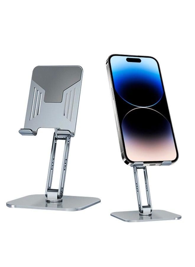 360°Rotating Phone Holder Aluminum Alloy Tablet Stand Desktop Mobile Mount Foldable Stable Not Shaking Dissipation For Samsung iphone 12 13 14pro/Tablet  - Image 1