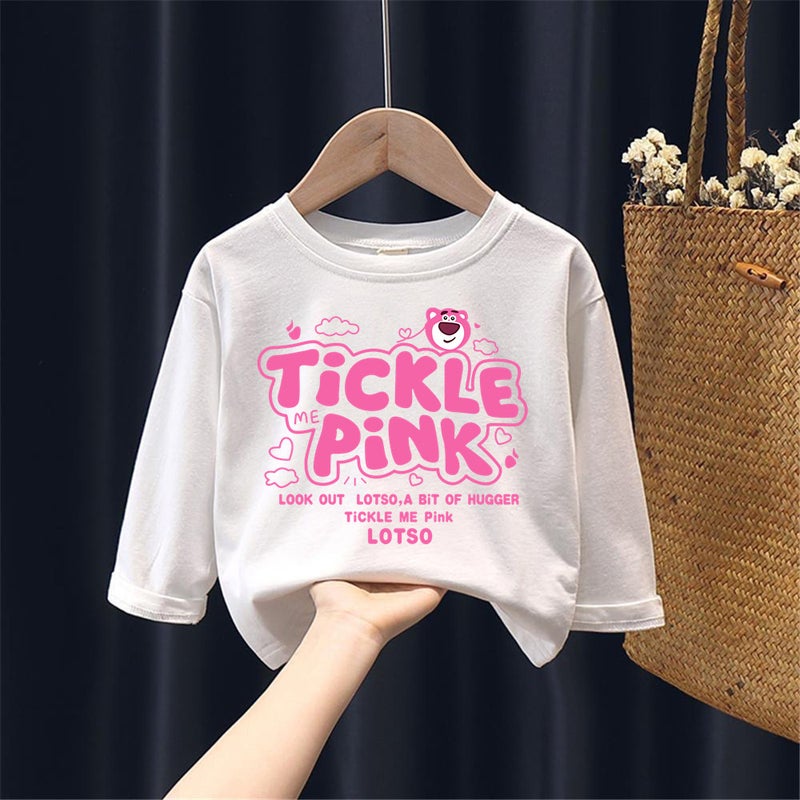 H2169# Boys And Girls Cotton Long Sleeve T-Shirt Autumn New Western Style Casual Cartoon Printing Casual Cotton Top T - Image 3