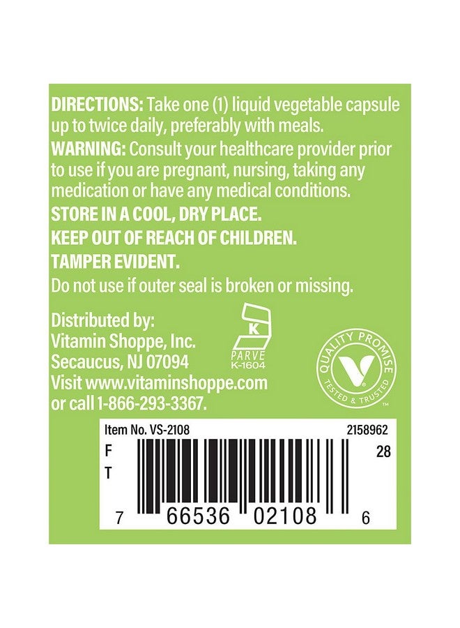 The Vitamin Shoppe Super Strength Oil of Oregano 45MG (70% Carvacrol), Wild Mediterranean Oregano Oil That Supports A Healthy Immune Response (120 Veggie Capsules) - Image 5