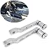 Donpida Motorcycle Heel Toe Gear Shift Lever Gear Pedals Shift Arms Compatible with Harley FL Softail Touring Electra Glide Road King Road FLHX Street Tri Trikes Shifter Levers Chrome - Image 2