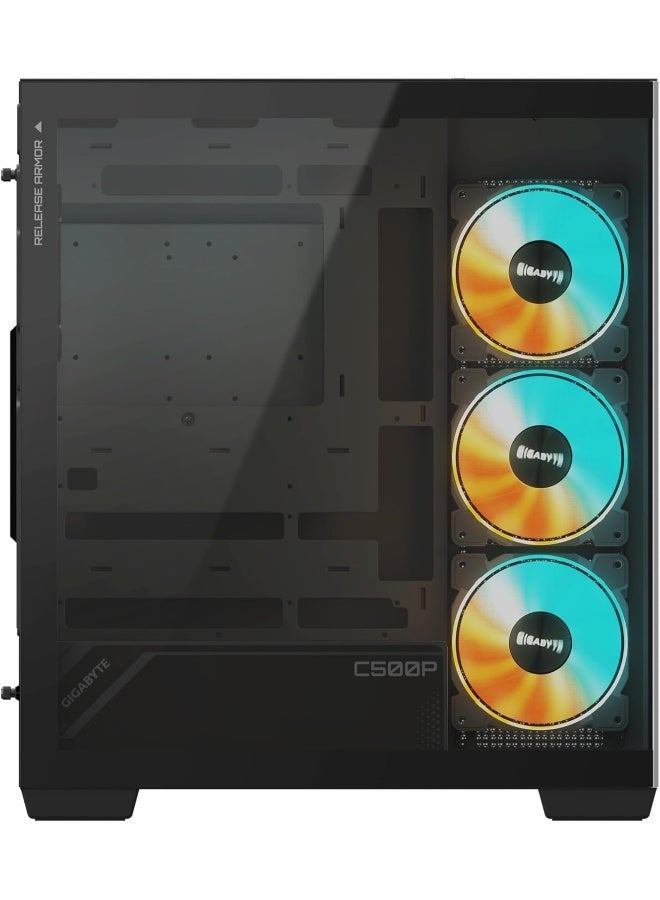 جيجابايت GIGABYTE C500P ST ATX CASE/GPU:410mm/BL - Image 5