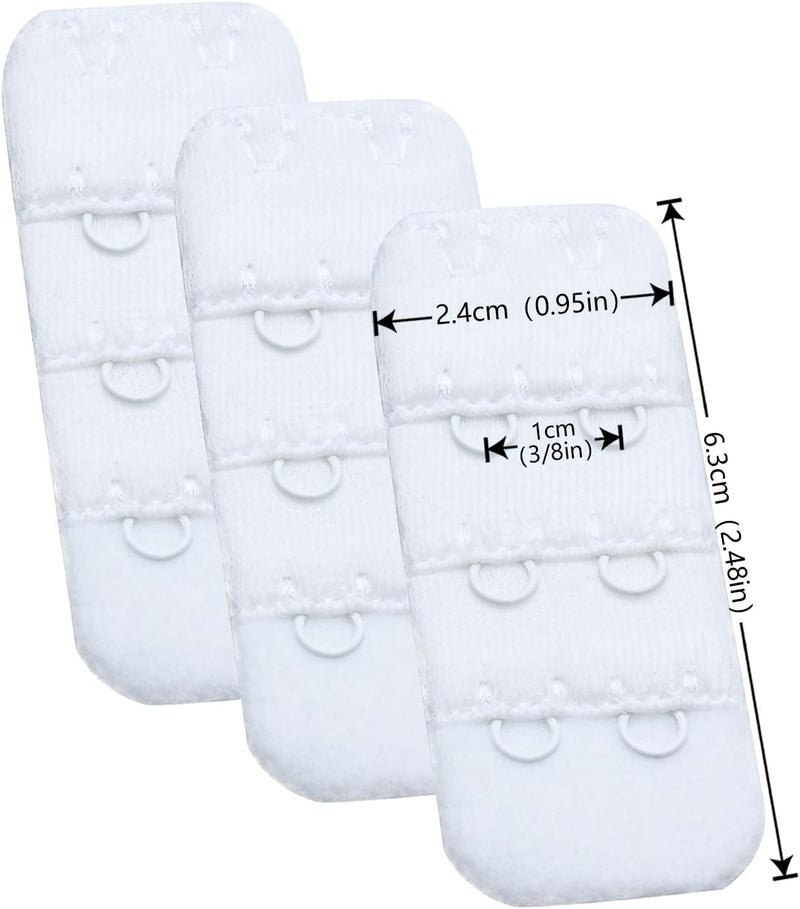 Wingslove Womens Bra Extender Bra Band Breathing room 3pcs-Pack Multi-size - Image 2
