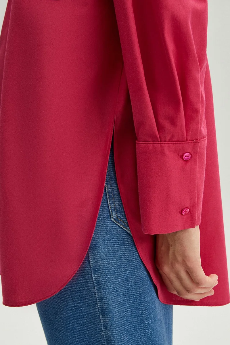توتشي Prive Relax Fit Poplin Shirt